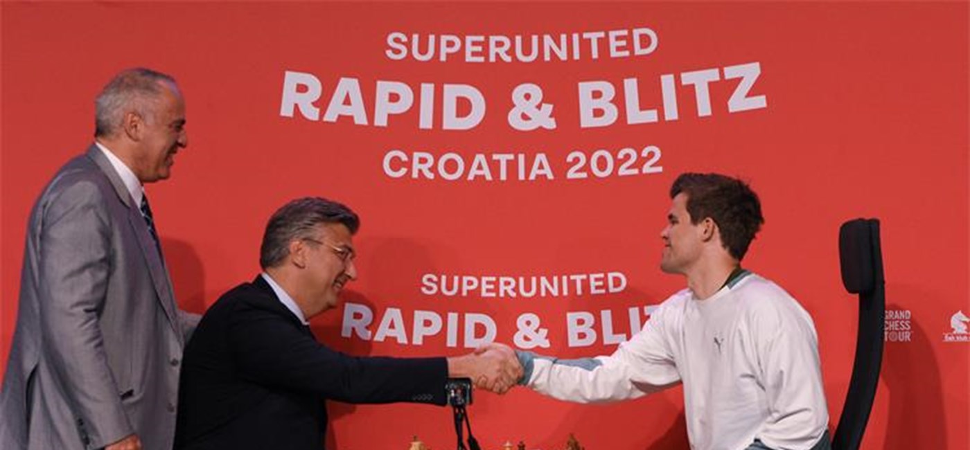 Plenković i Carlsen otvorili veliki šahovski turnir u Zagrebu: 'Šah je fascinantan sport koji okuplja milijune ljudi'